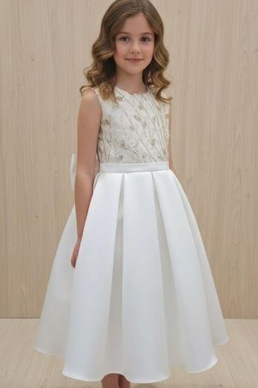 صورة فستان سهرة بيج ذيل وتطريز ملكي